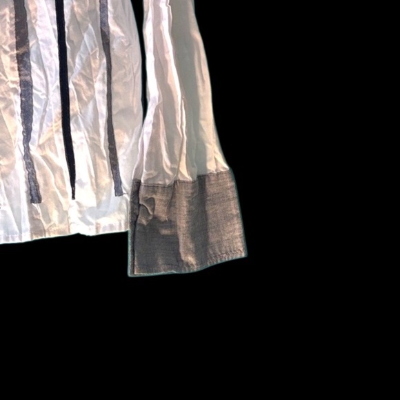 Christopher & Banks White and Gray Blouse - Picture 10 of 12